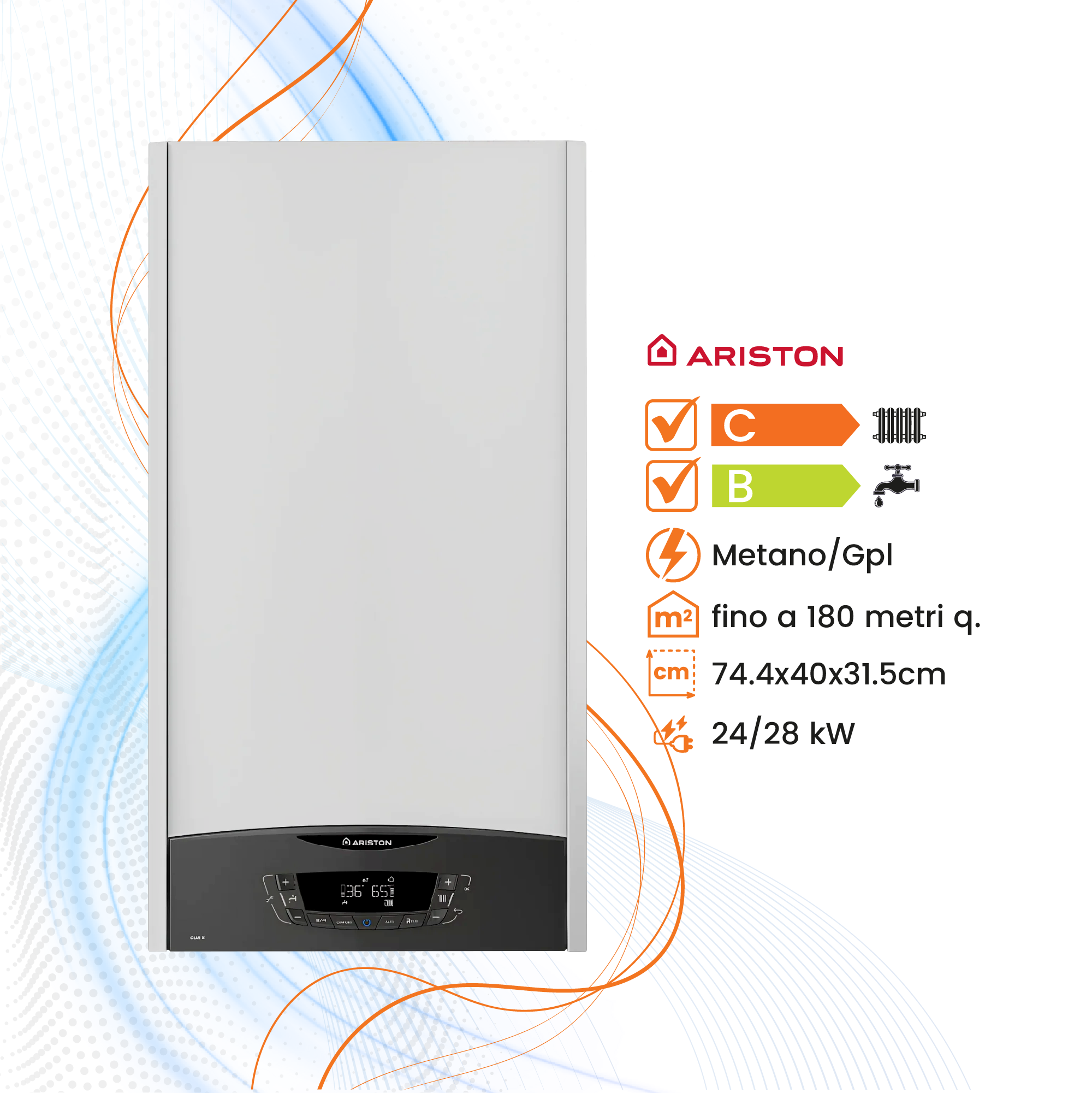 Caldaia Ariston Clas X Cf a Camera Aperta - Climaprime