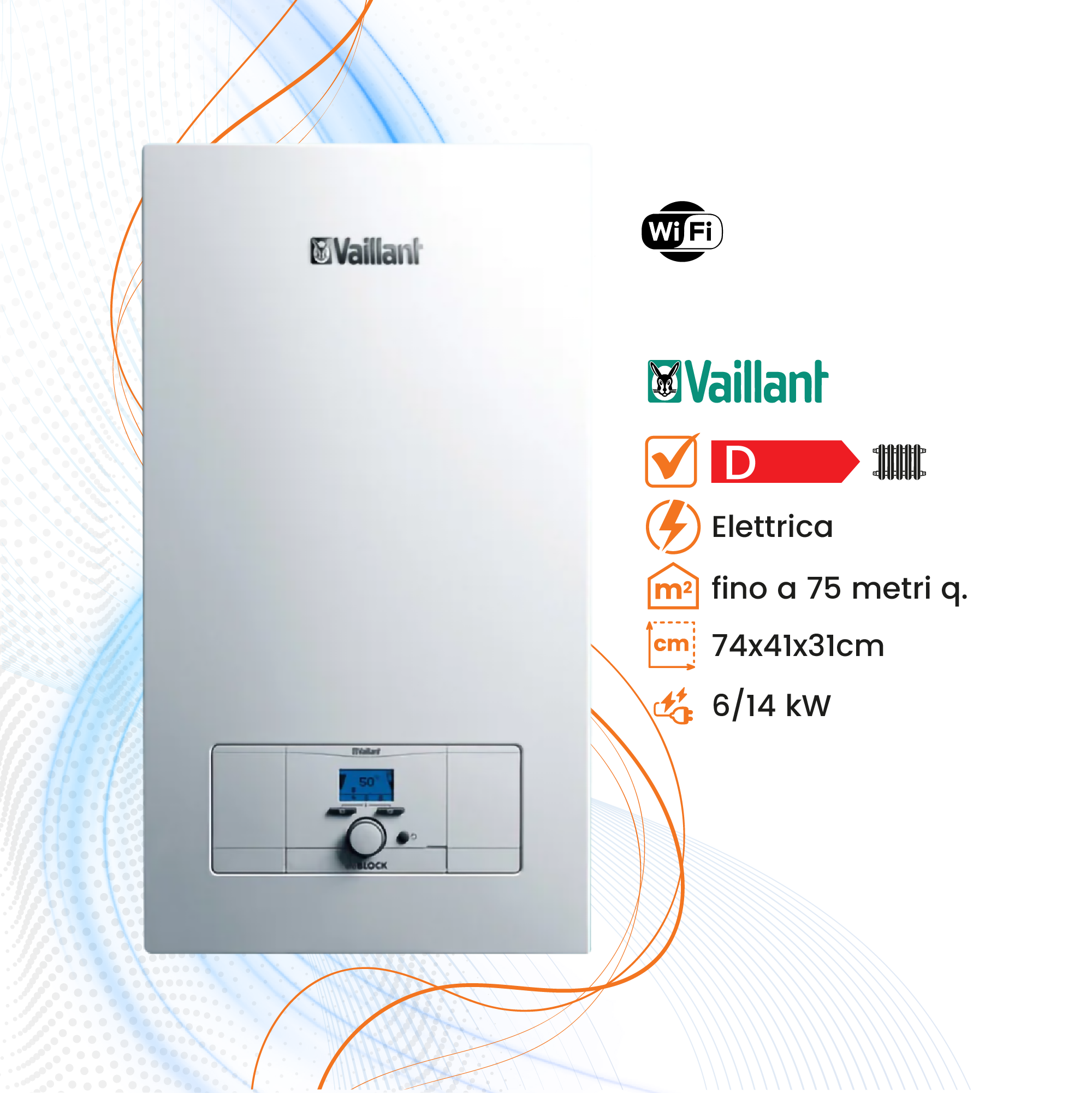 Caldaia Vaillant Eloblock Elettrica - Solo Riscaldamento - Climaprime