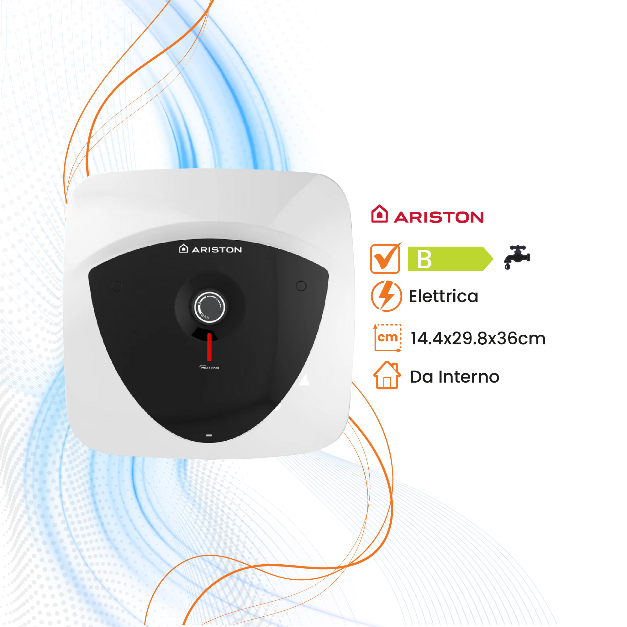 Scaldabagno Ariston Andris Lux Elettrico Sopralavello/Sottolavello - Climaprime