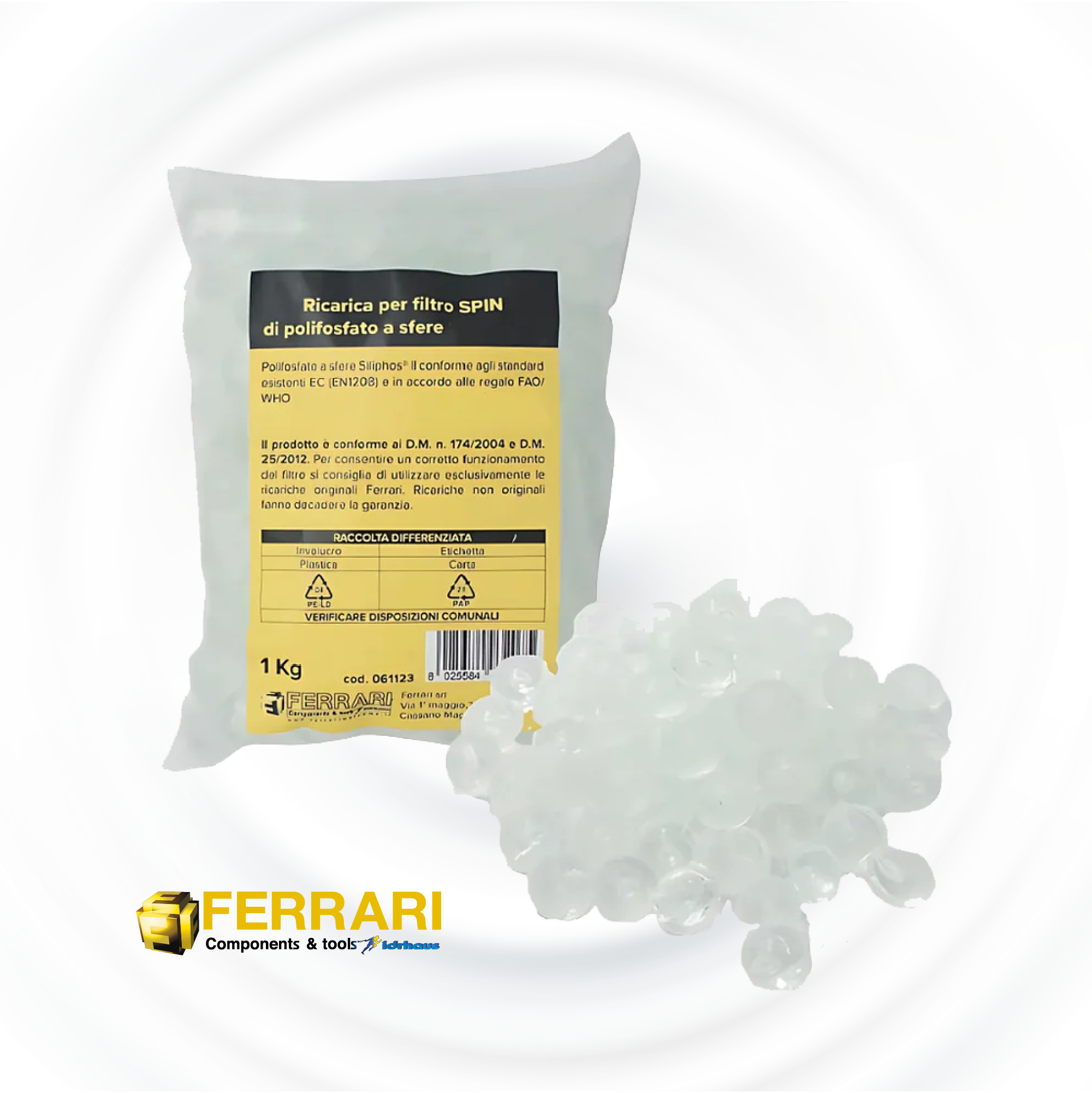 RICARICHE PER FILTRO A POLIFOSFATI SPIN - Climaprime