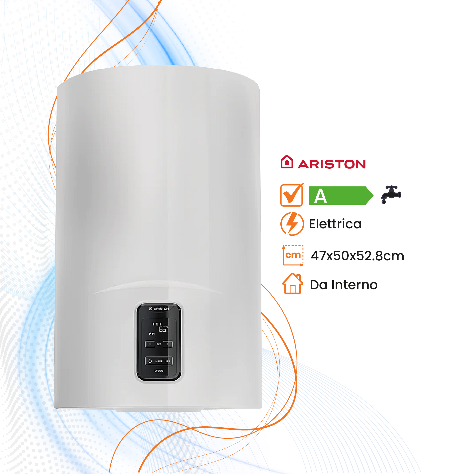 Scaldabagno Ariston Lydos Plus Elettrico Verticale - Climaprime