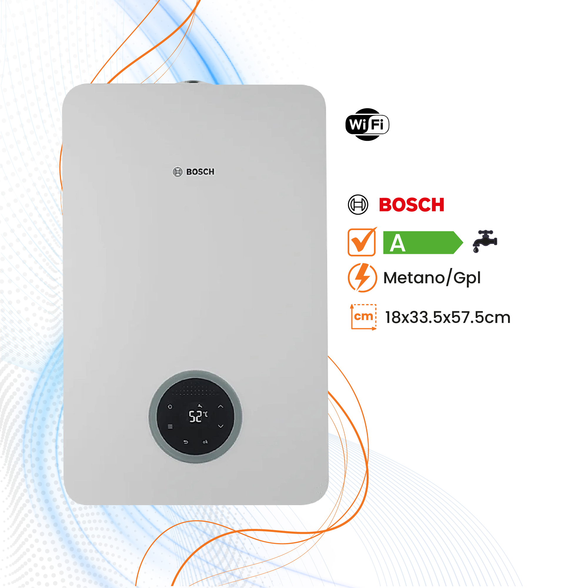 Scaldabagno Bosch Therm 5600 S Low Nox a Gas Camera Stagna - Climaprime