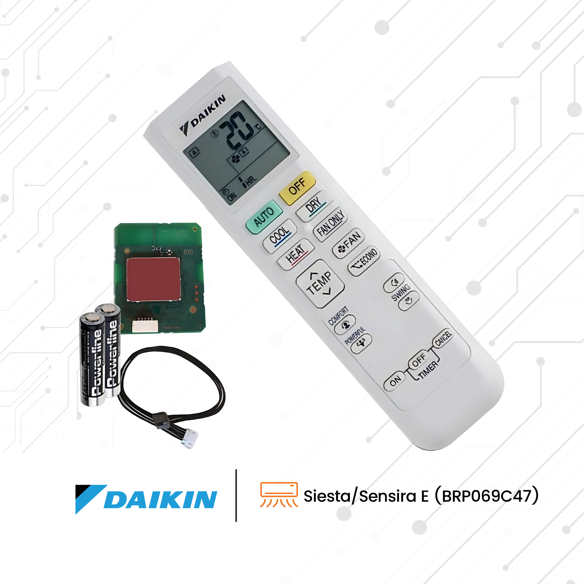 Modulo WiFi Daikin Per Climatizzatore Siesta e Sensira E (BRP069C47) - Climaprime