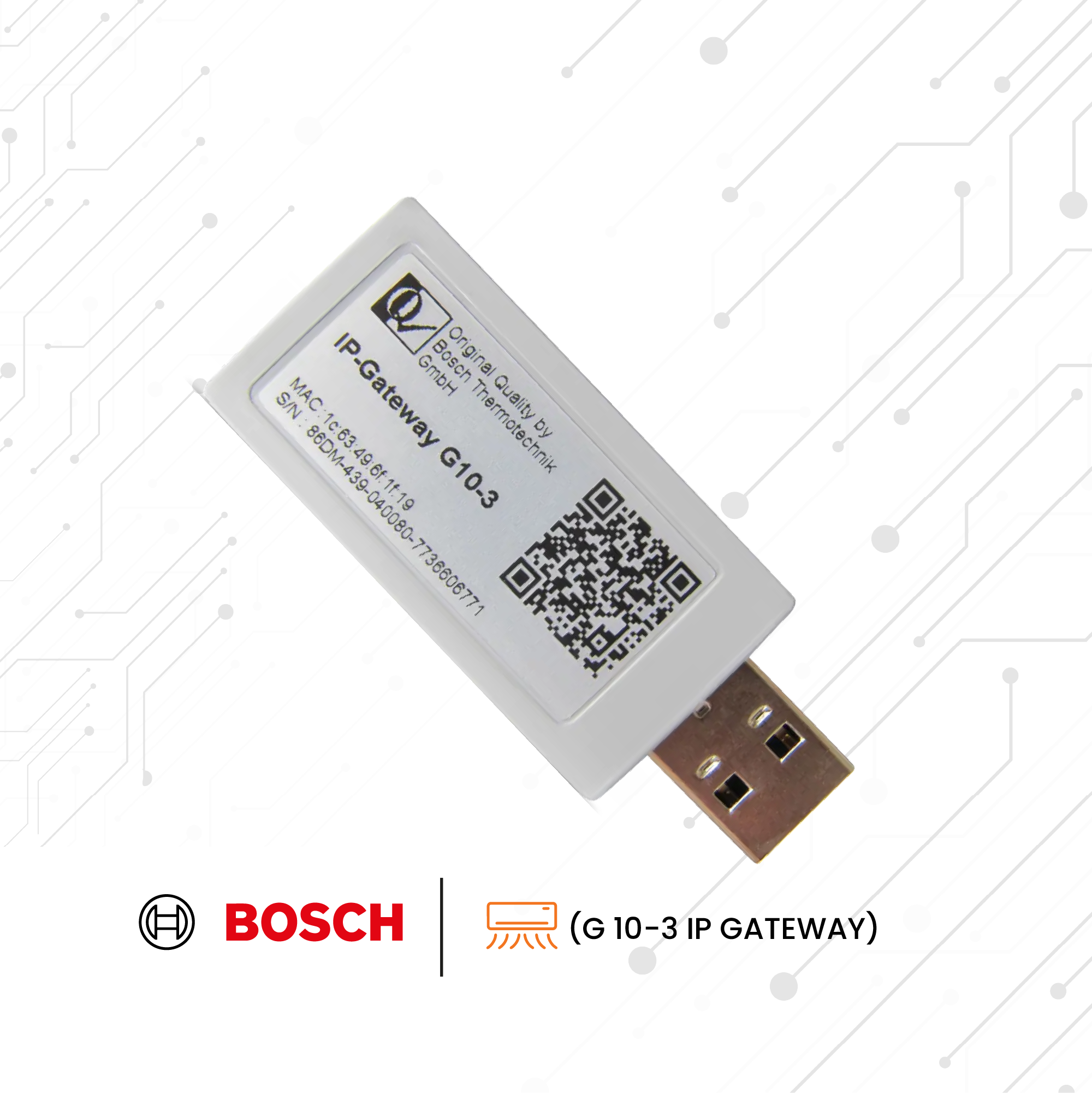 Modulo WiFi per Climatizzatori Bosch Console (IP-GATEWAY G 10-3)