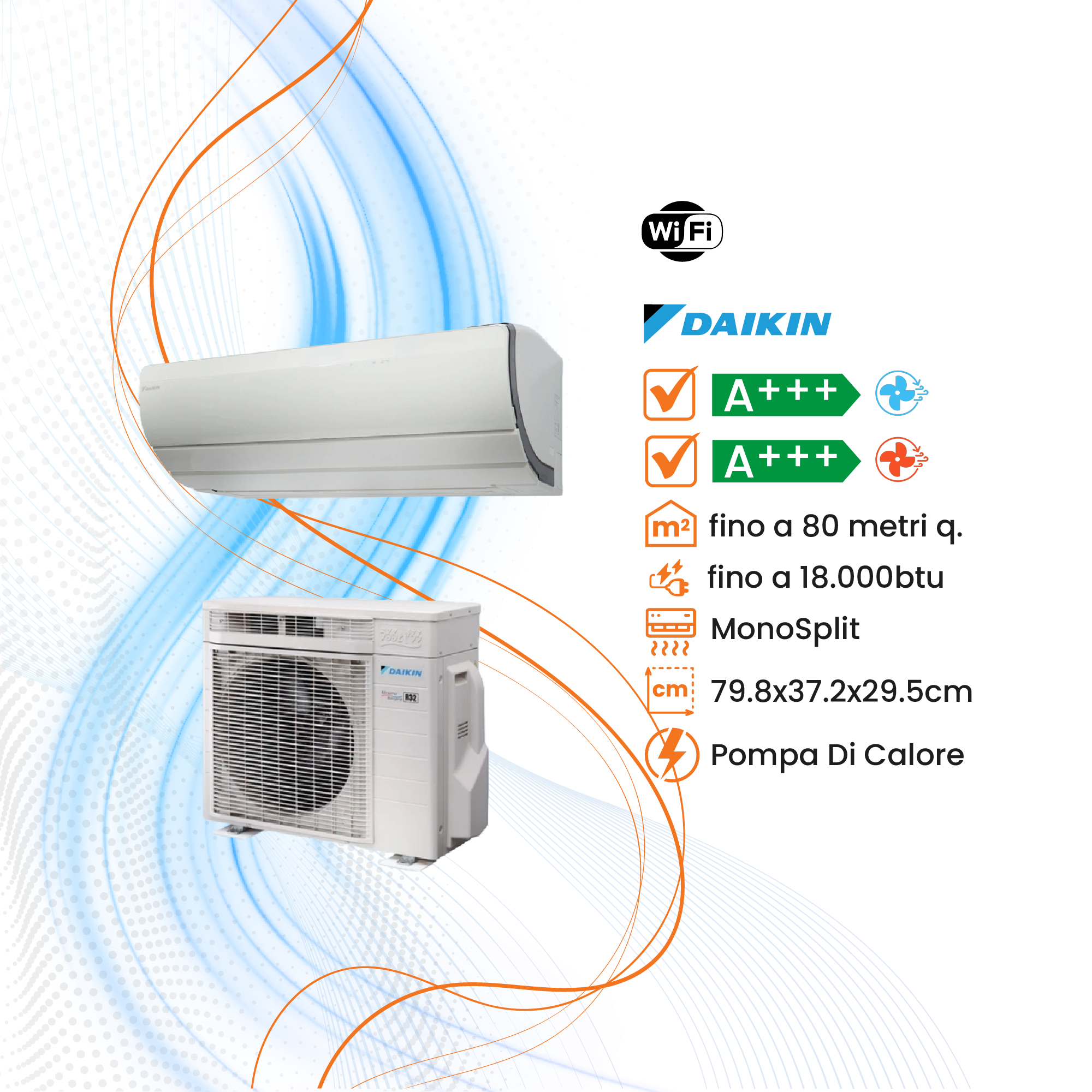 Climatizzatore Daikin Ururu Sarara Inverter R-32 WiFi - Climaprime