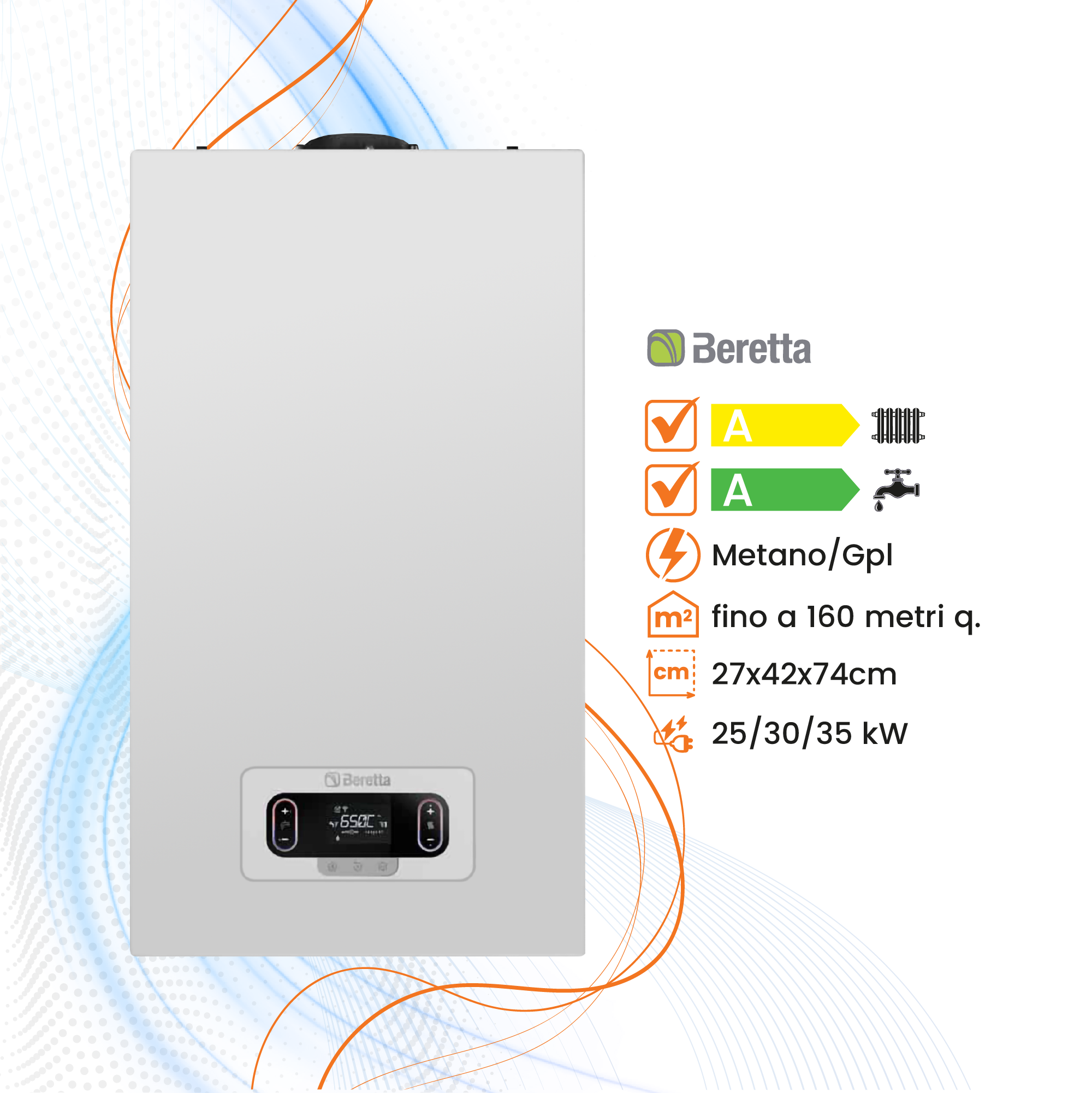 Caldaia Beretta Mynute Evo X a Condensazione - Climaprime