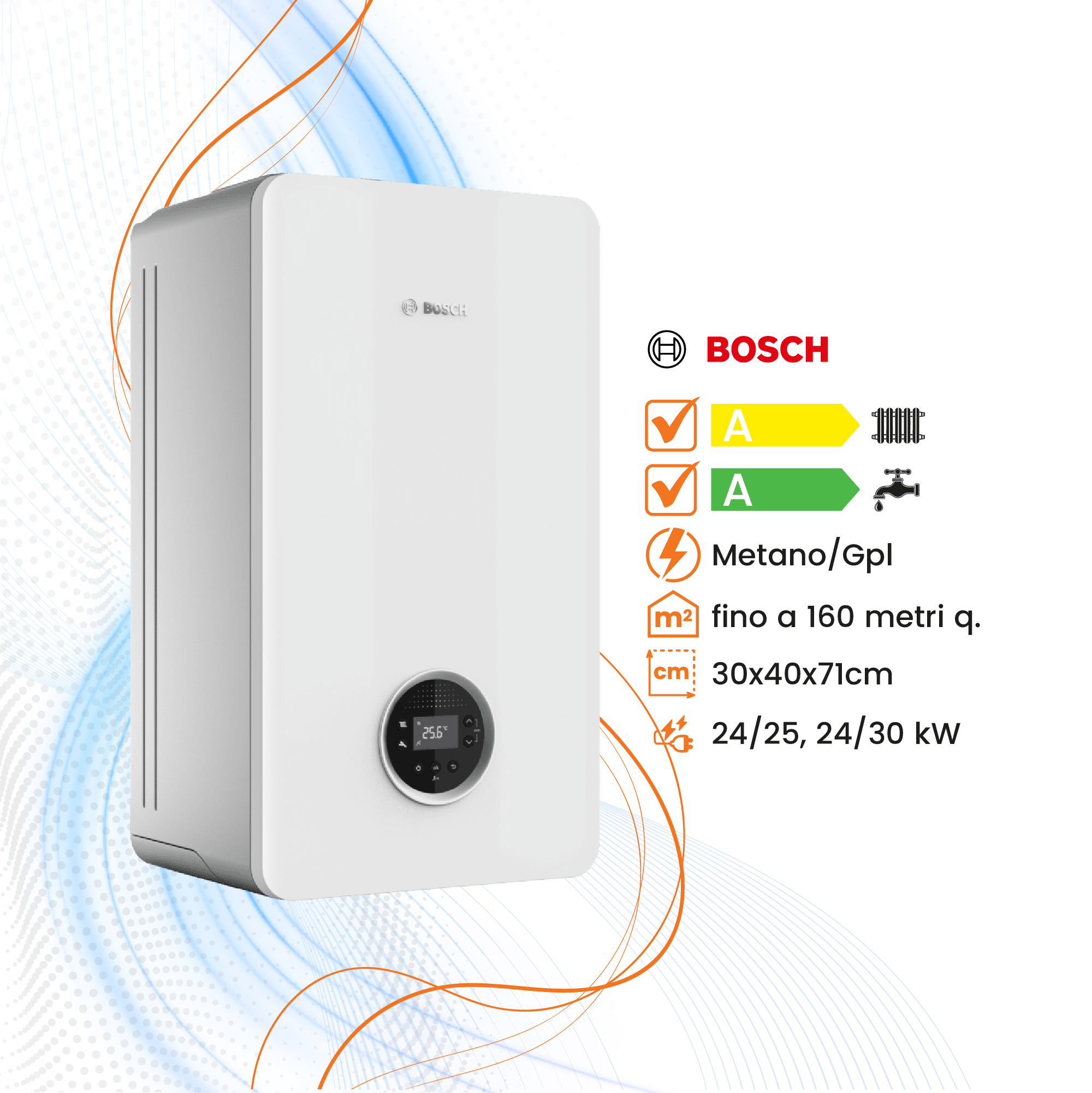 Caldaia Bosch 4300i W a Condensazione - Climaprime