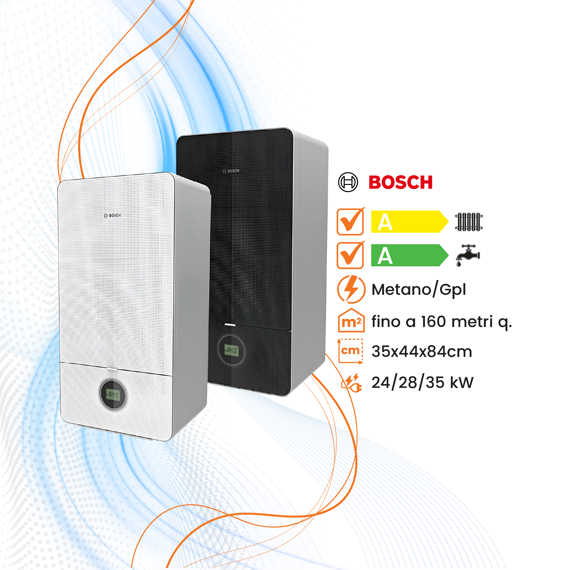Caldaia Bosch Condens 7000I W a Condensazione - Climaprime