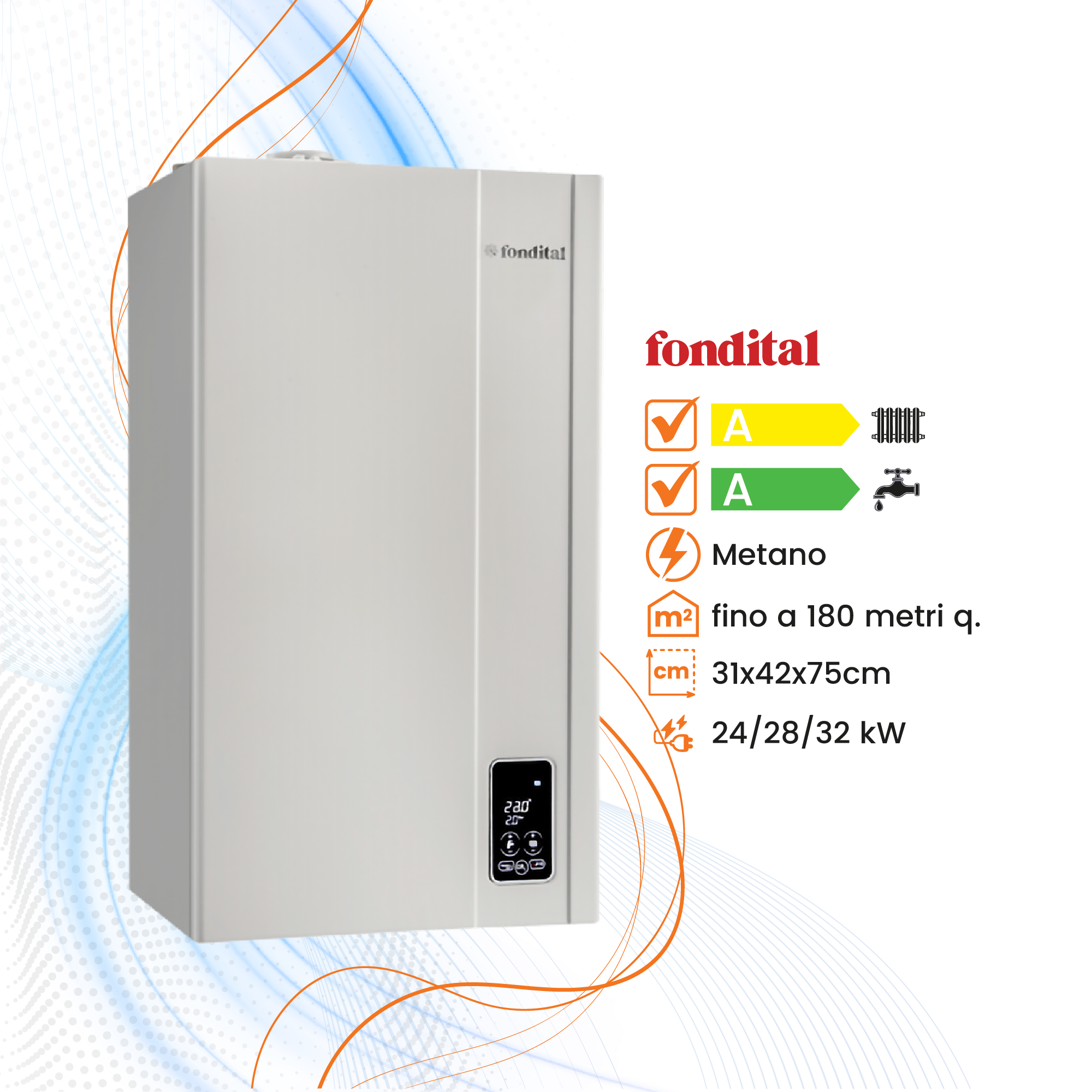 Caldaia Fondital Formentera KC a Condensazione - Climaprime