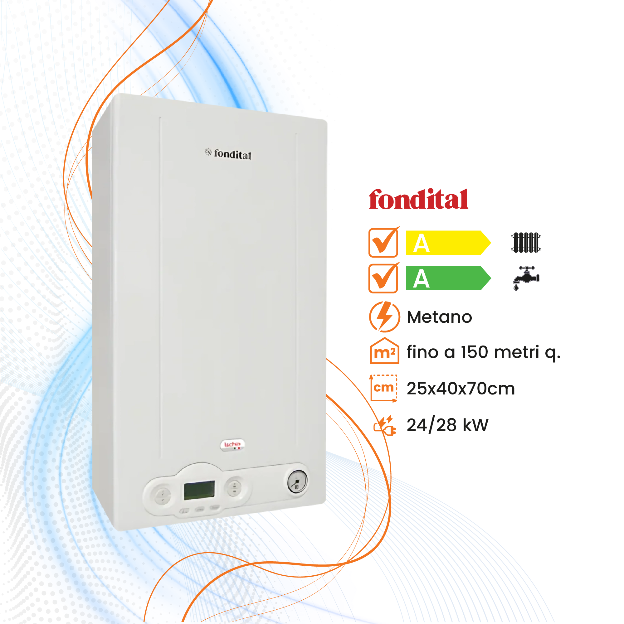 Caldaia Fondital Ischia KC a Condensazione - Climaprime