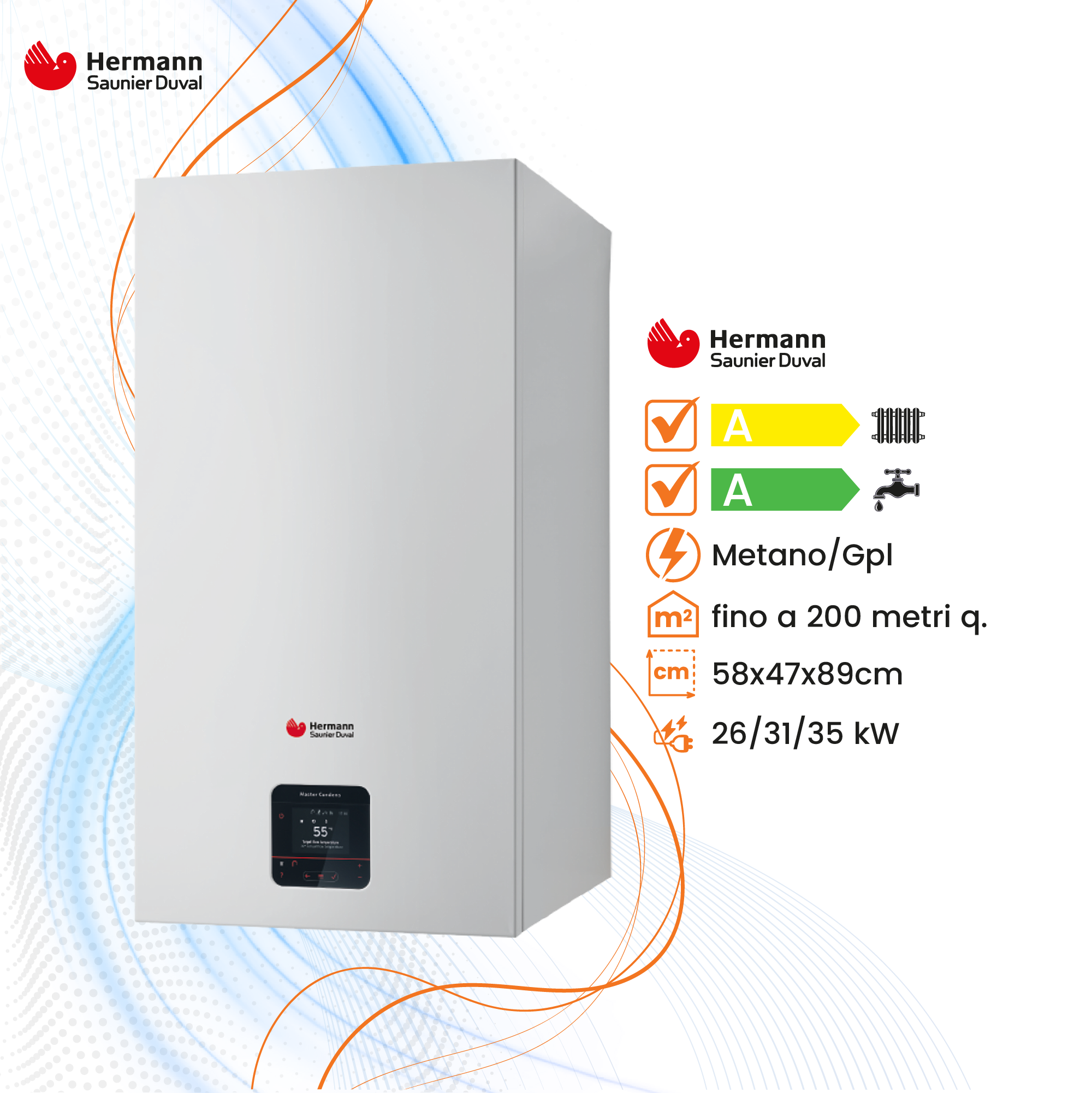 Caldaia Hermann Saunier Duval Master Condens a Condensazione - Climaprime