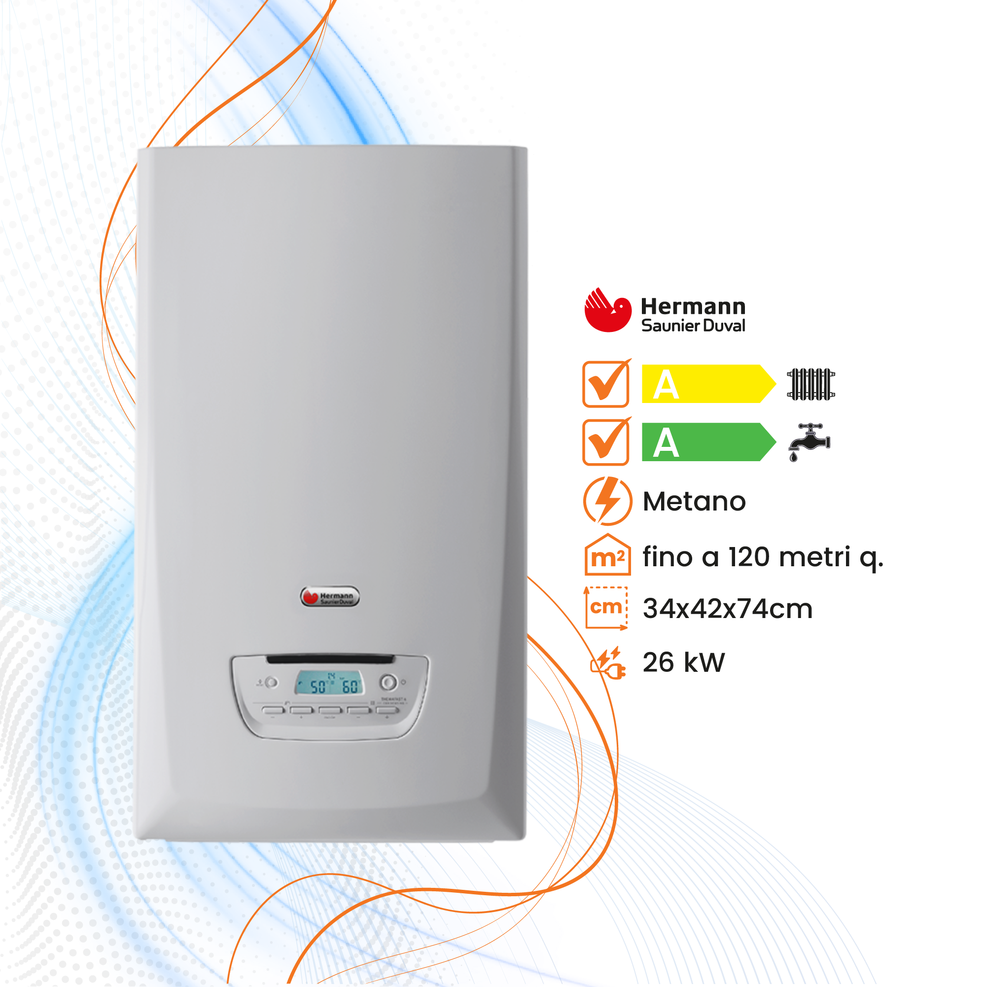 Caldaia Hermann Saunier Duval Thema Condens AP a Condensazione - Climaprime