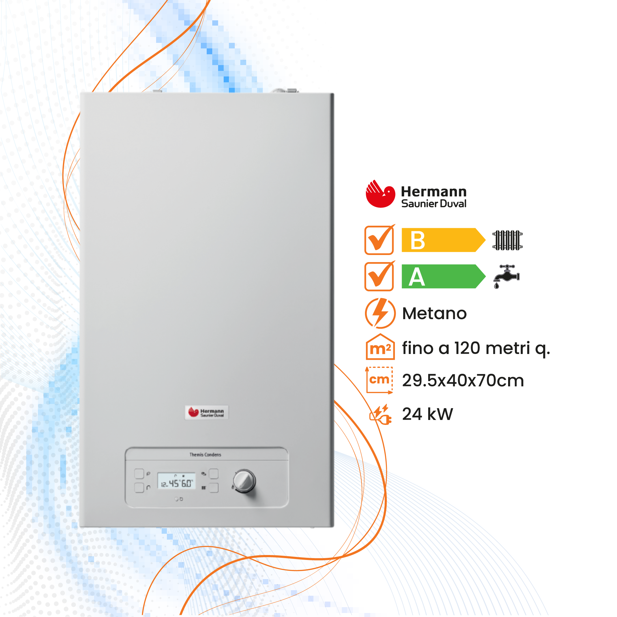 Caldaia Hermann Saunier Duval Themis Condens Low Nox a Condensazione - Climaprime