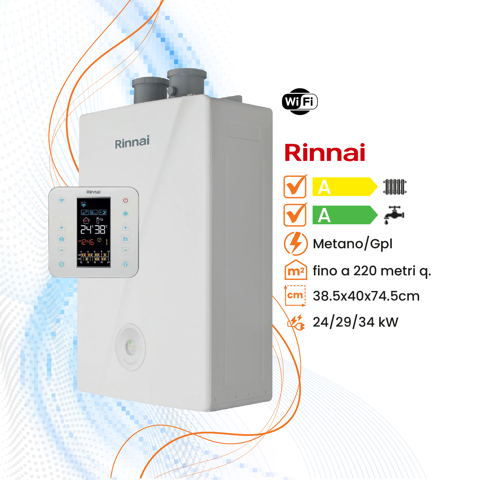 Caldaia Rinnai Momiji a Condensazione - Climaprime