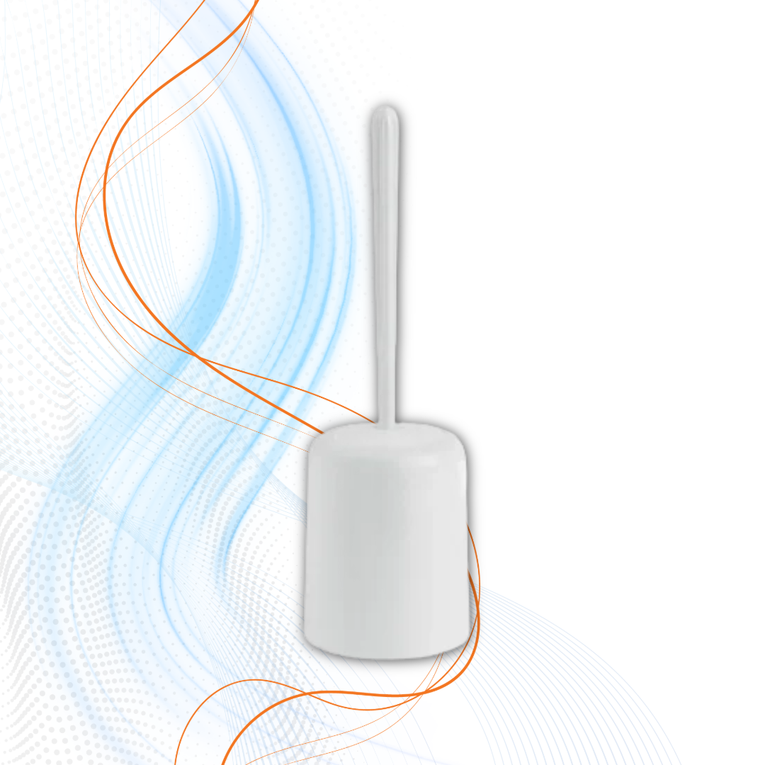 Scopino WC Gedy Con Ciuffo In Setola Ø 12,5 Serie Junior In ABS Bianco