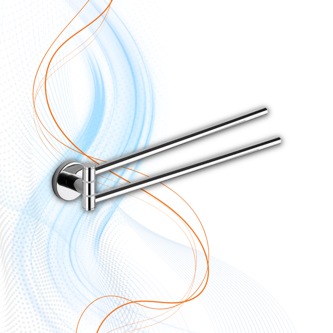 Porta Salviette A Snodo Gedy Cromo E Acciaio Serie Felce