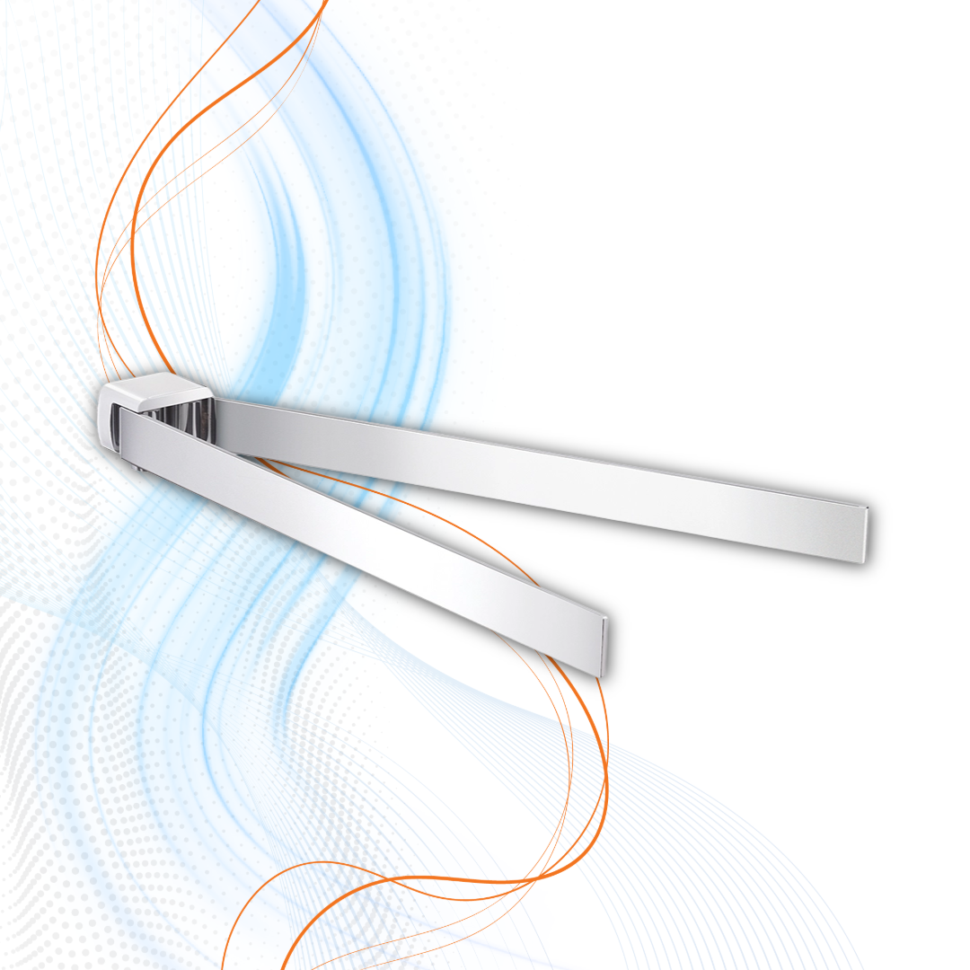 Porta Salviette A Snodo Cromato Gedy Serie Pirenei In Ottone