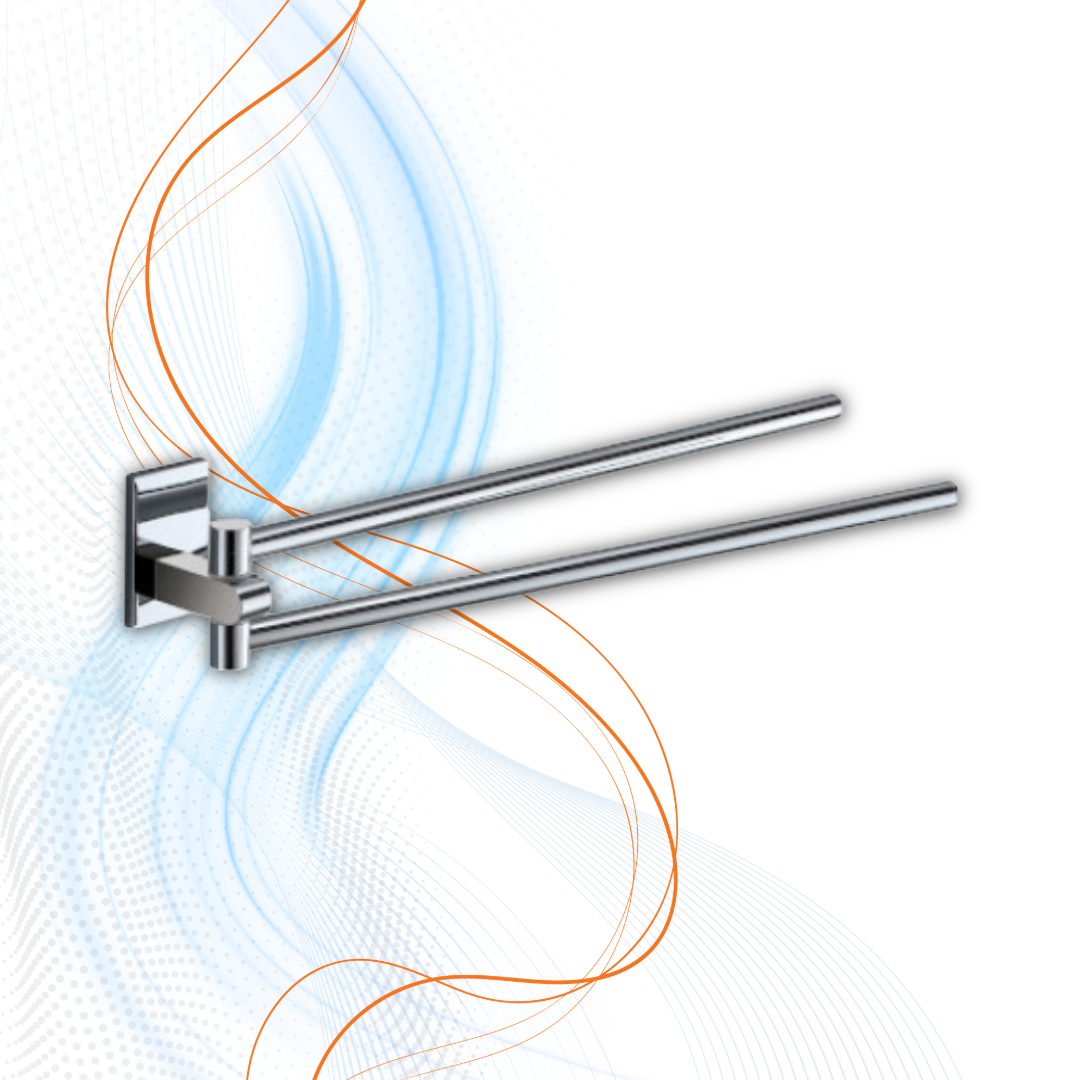 Porta Salviette A Snodo Gedy Serie Maine In Acciaio Inox