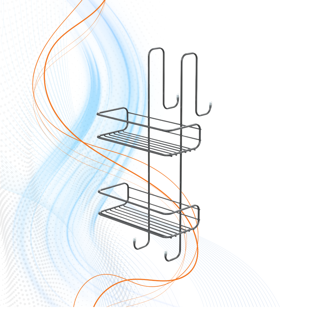 Porta Oggetti In Filo 2 Ripiani Tito Gedy