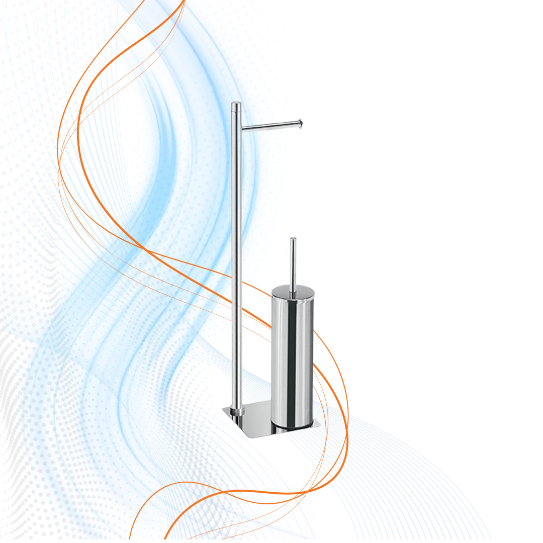 Colonna Porta Rotolo E Scopino WC Trilly Gedy