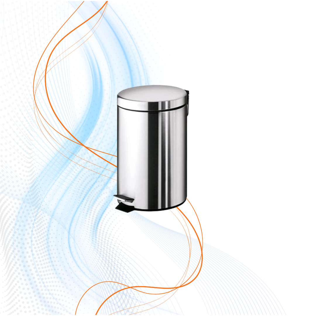 Portarifiuti Argentato Gedy