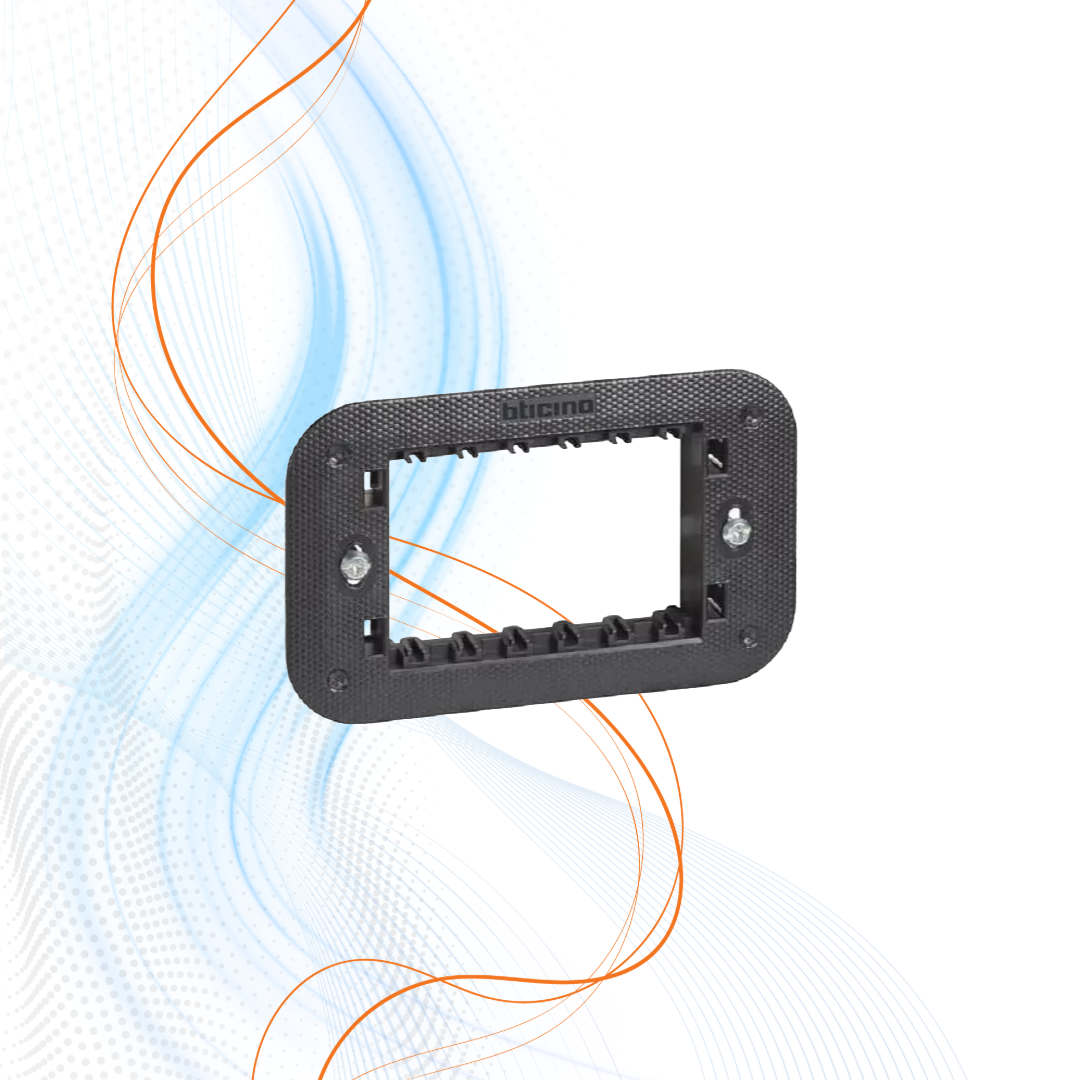 Supporto Placca Bticino Living Now Nera Gda