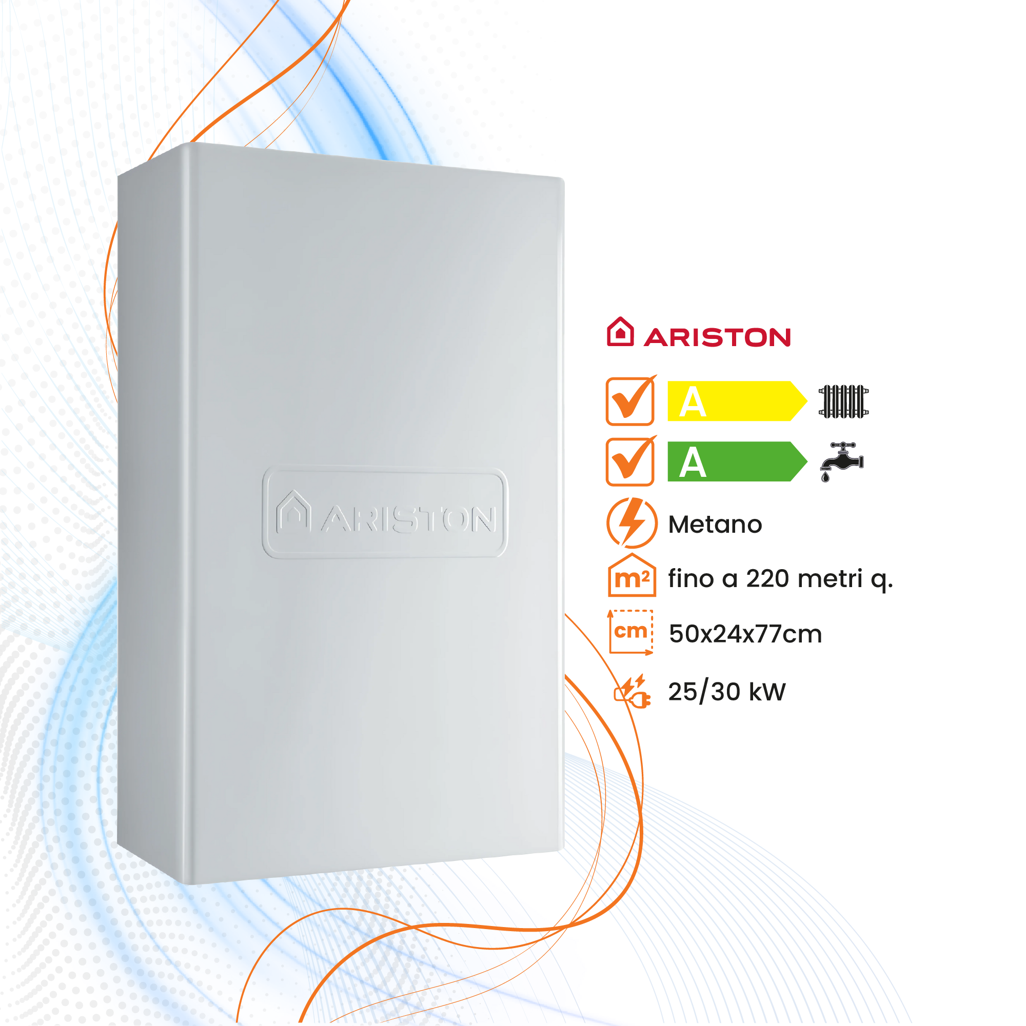 Caldaia Ariston Cares Premium Ext a Condensazione - Climaprime