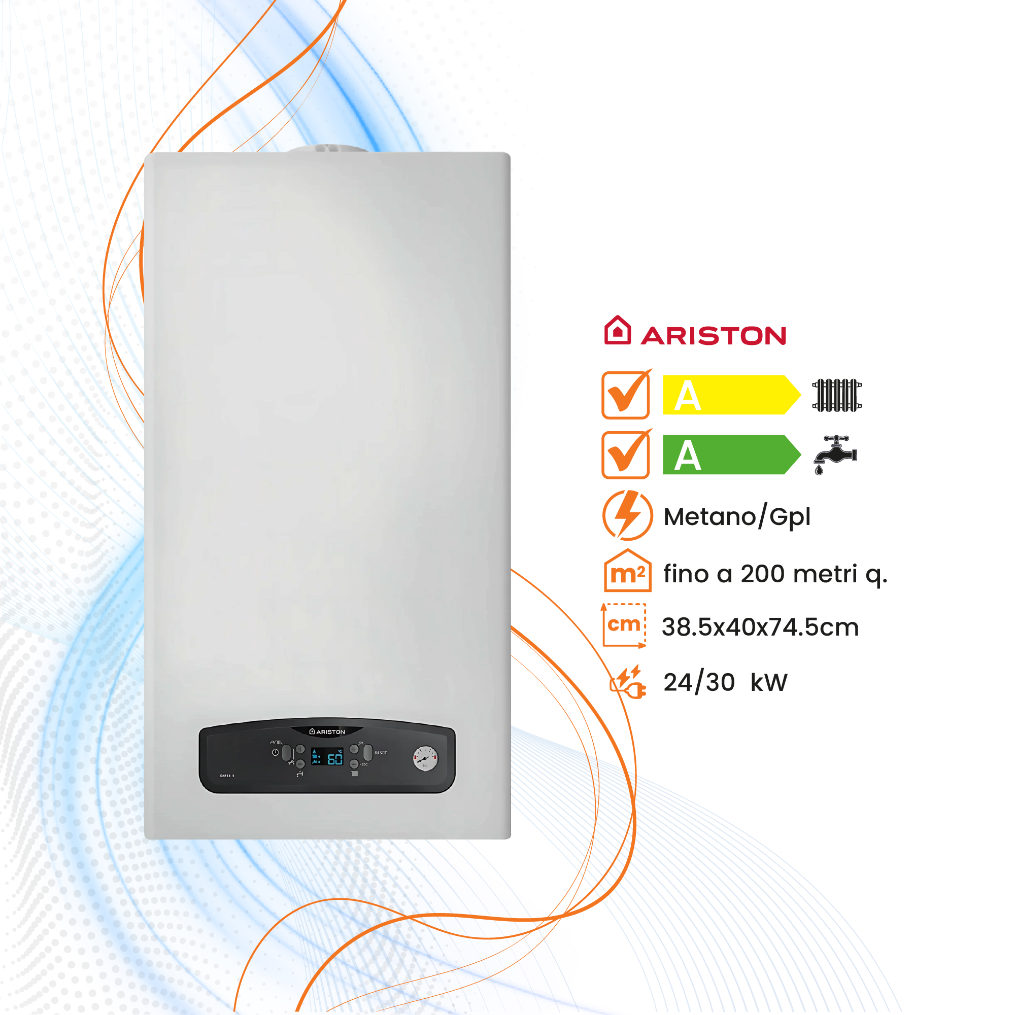 Caldaia Ariston Cares S a Condensazione - Climaprime