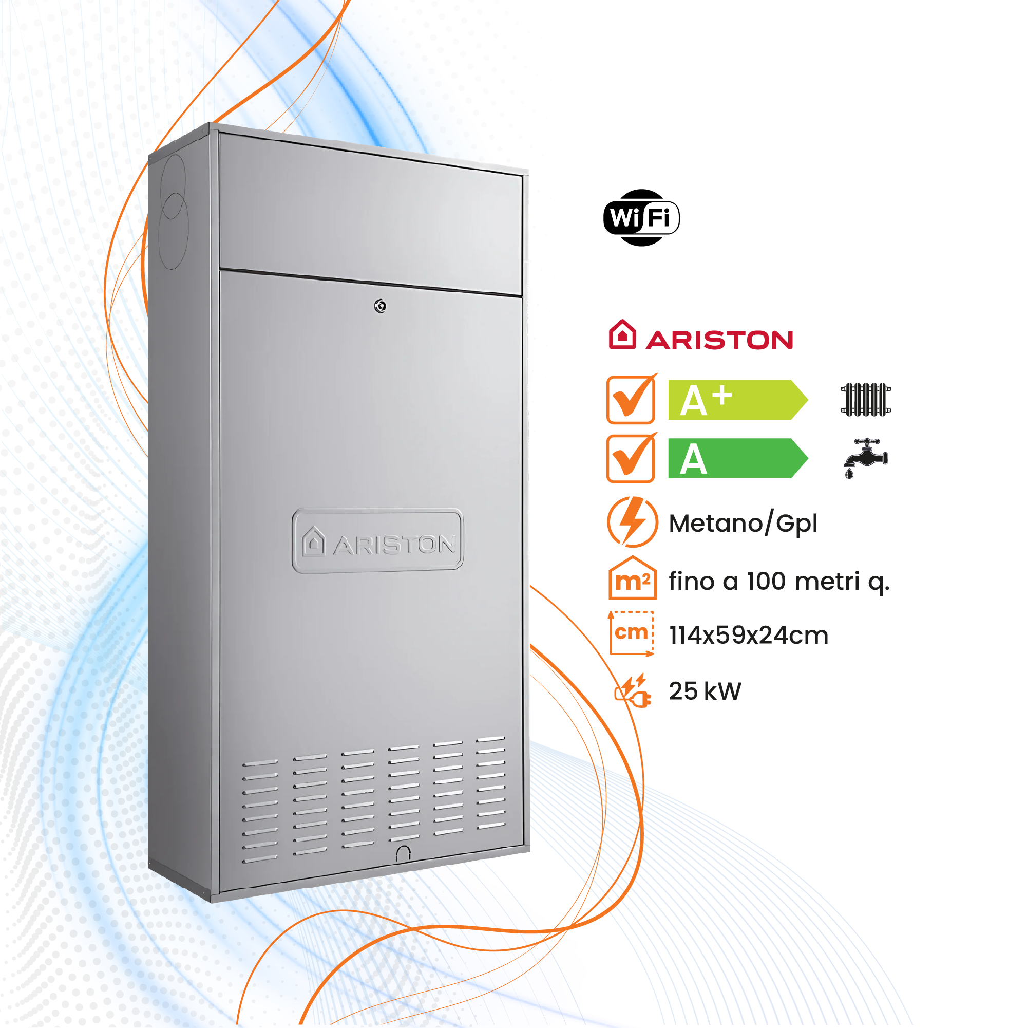 Caldaia Ariston Clas One In 25 a Condensazione - Climaprime