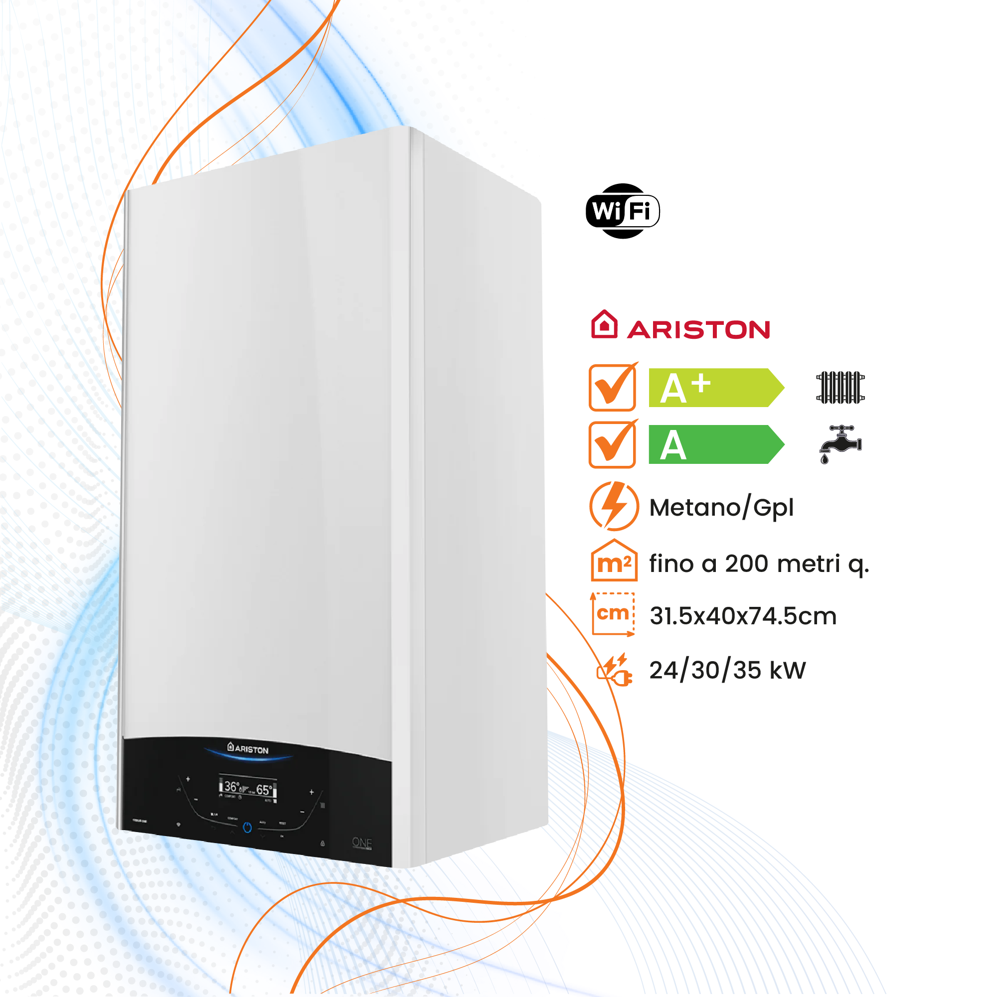 Caldaia Ariston Genus One+ Net a Condensazione - Climaprime