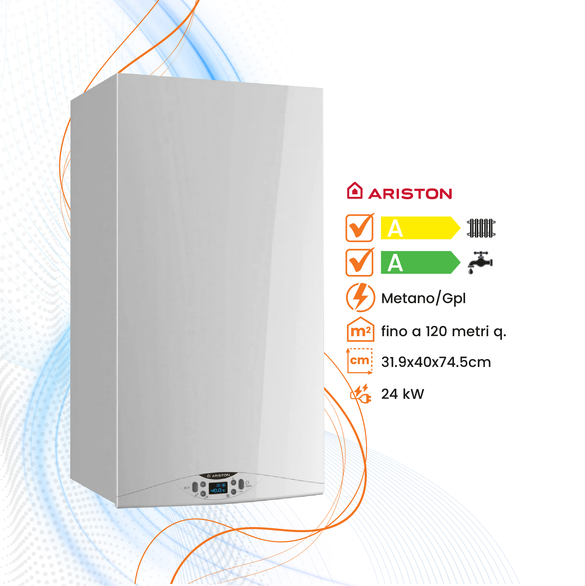 Caldaia Ariston Hs Premium a Condensazione - Climaprime