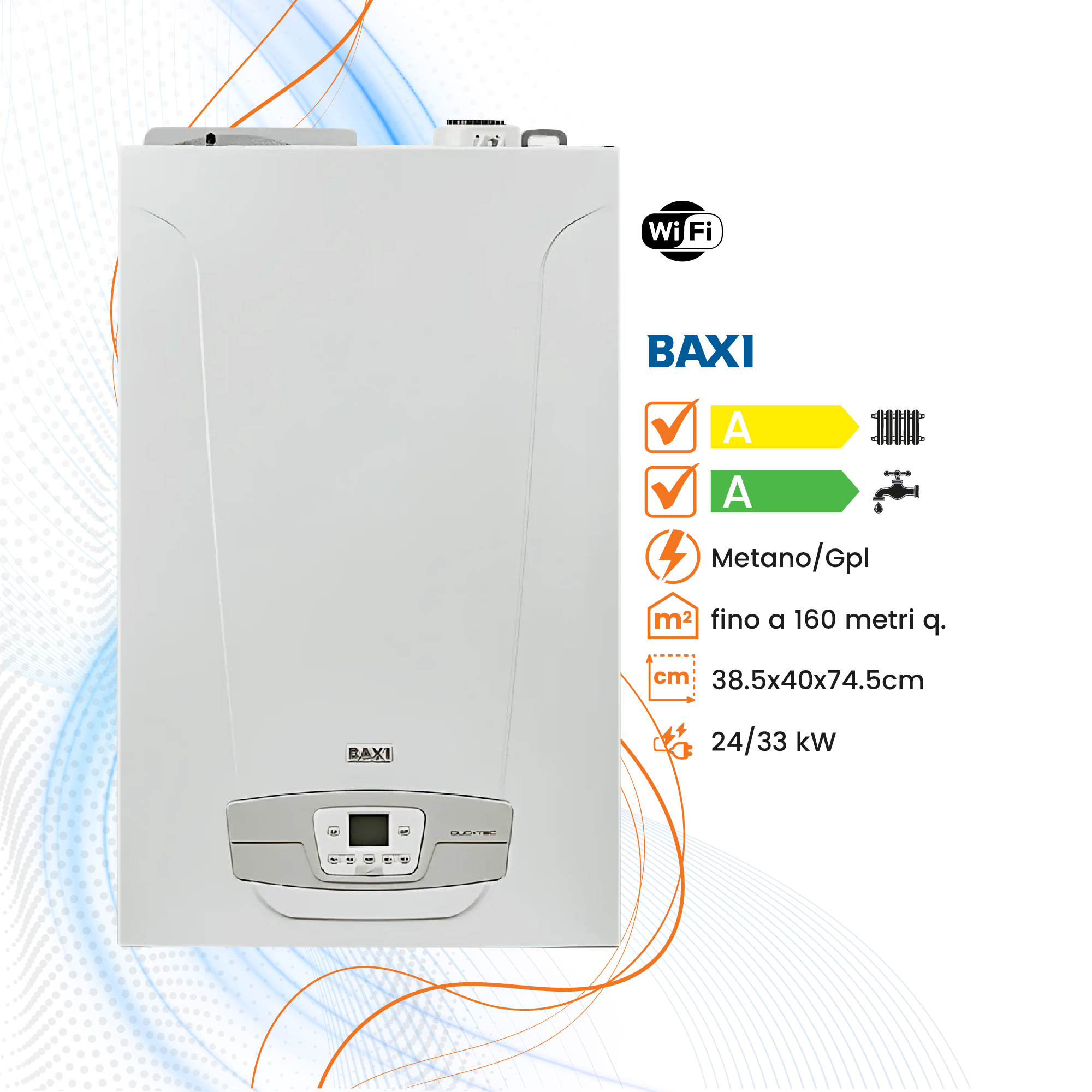 Caldaia Baxi Nuvola Duo-Tec+ a Condensazione - Climaprime