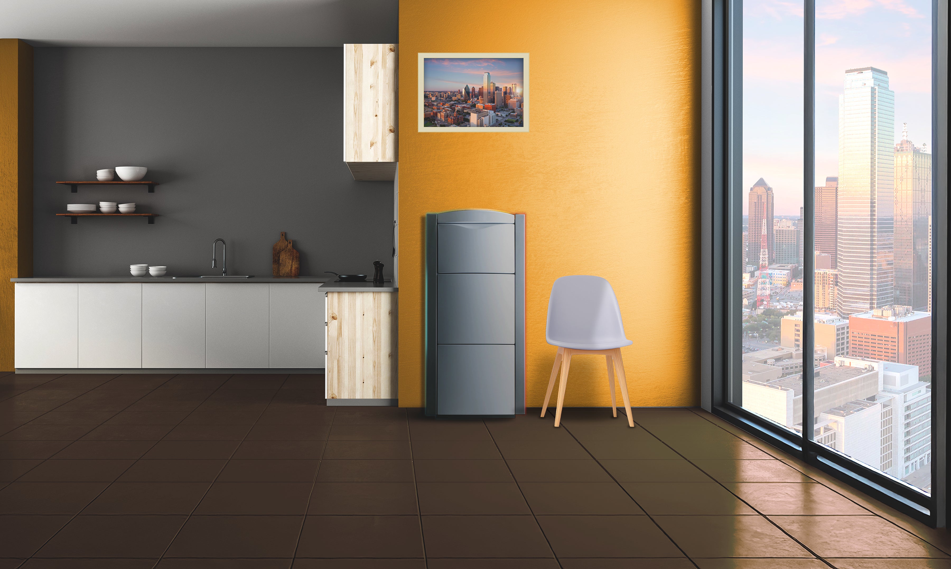 CALDAIE A CONDENSAZIONE A BASAMENTO GAS