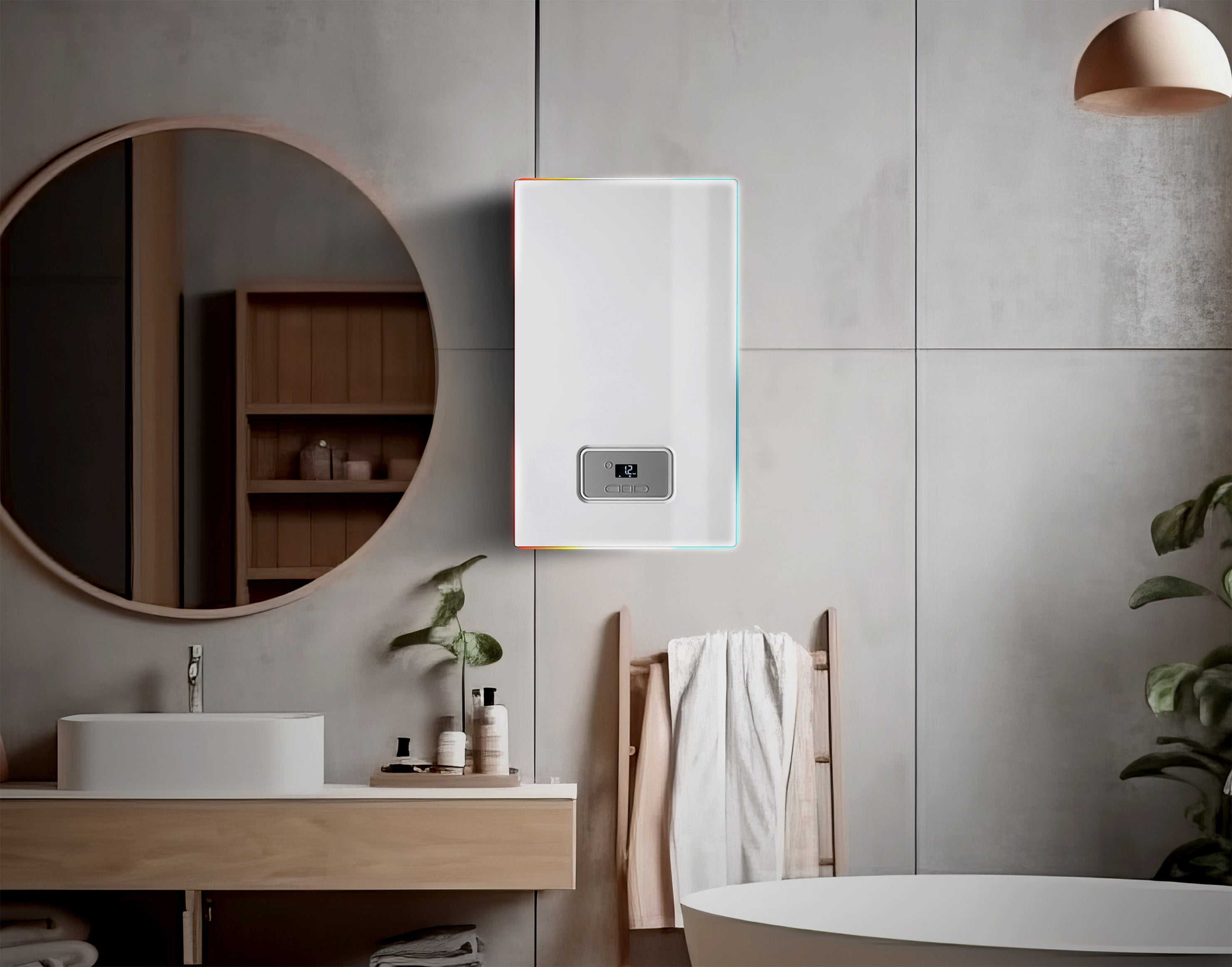 CALDAIE MURALI A CAMERA APERTA