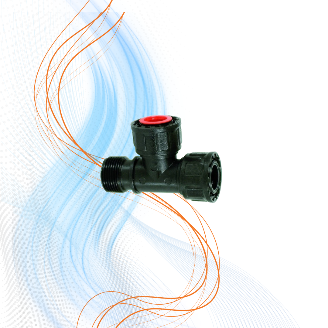 Tee A 90° Filettato MFF Con O-Ring Irritec Confezione 5pz