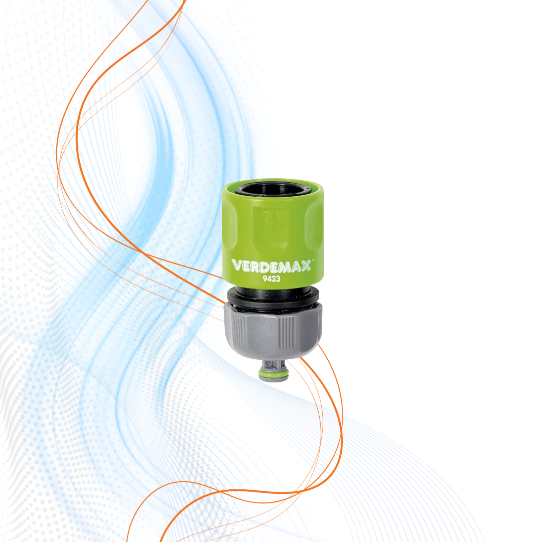 Raccordo Portagomma Acquastop 1/2 Verdemax Confezione 2pz