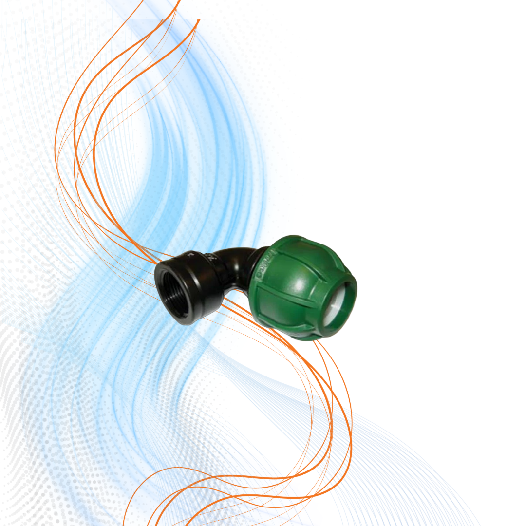 Gomito 90° Filettato Femmina PN6 Connecto Irritec
