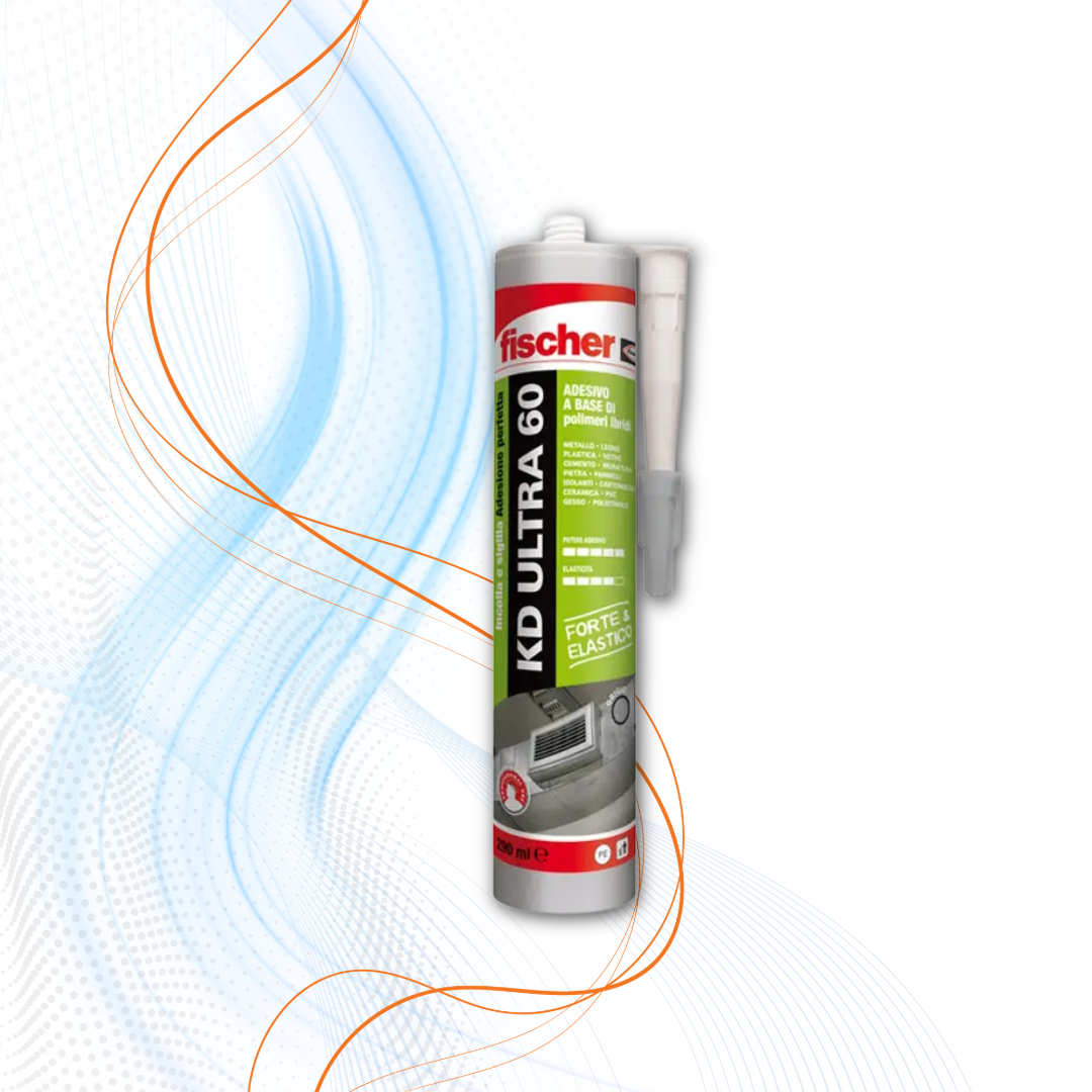 Adesivo Sigillante KD Ultra 60 Anti Muffa Bianco Fischer