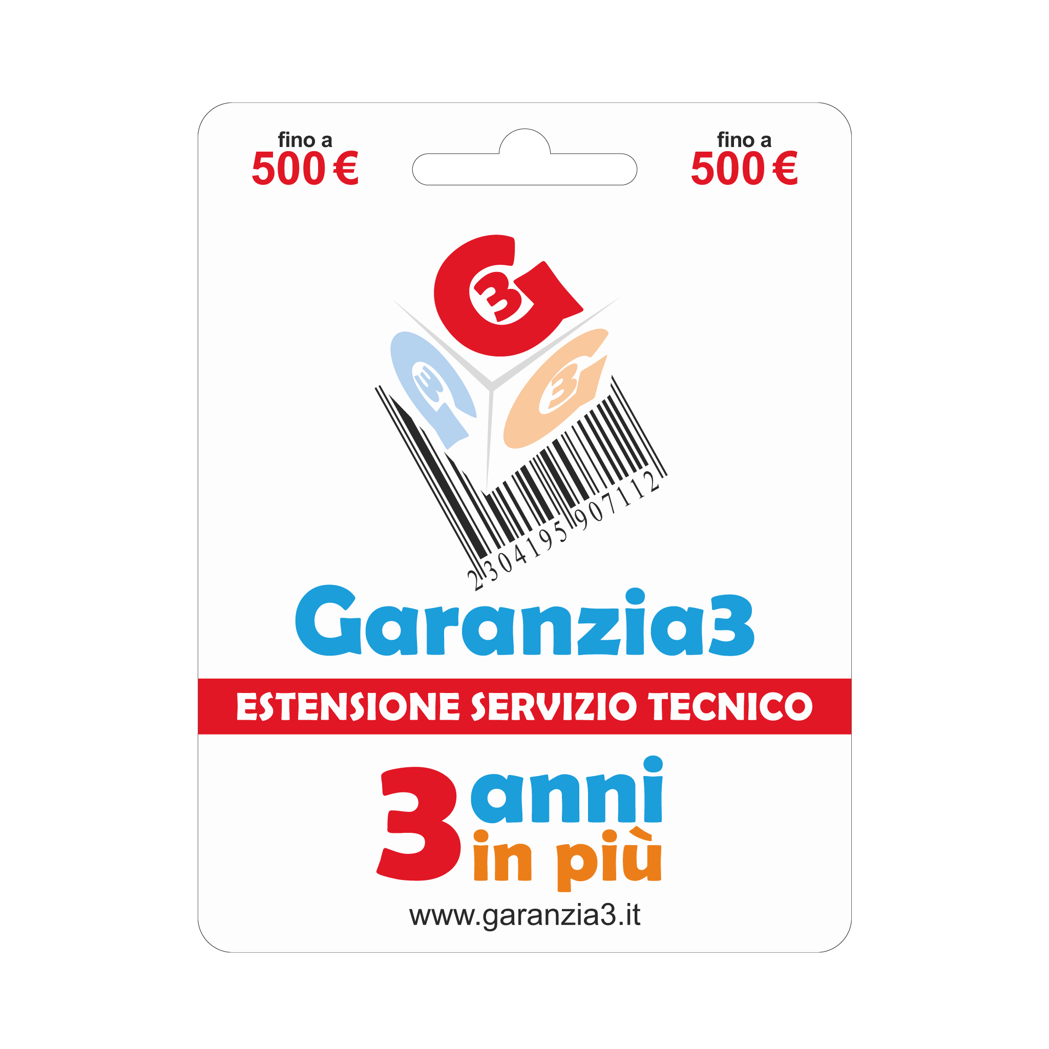 Garanzia3 Estensione del servizio tecnico fino a 500,00 Euro - Climaprime