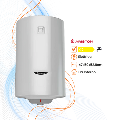 Scaldabagno Ariston PRO1 R Elettrico Orizzontale/Verticale - Climaprime