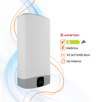 Scaldabagno Ariston Velis Evo EU Elettrico Orizzontale/Verticale - Climaprime