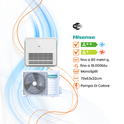 Climatizzatore Hisense Console Inverter R-32 WiFi - Climaprime