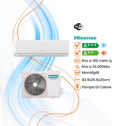 Climatizzatore Hisense Ecosense Inverter R-32 WiFi - Climaprime
