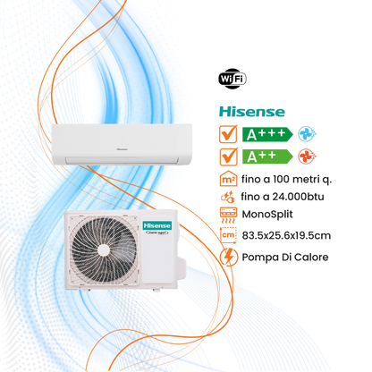 Climatizzatore Hisense Energy Ultra Inverter R-32 WiFi - Climaprime