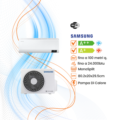 Climatizzatore Samsung Cebu Inverter R-32 WiFi - Climaprime