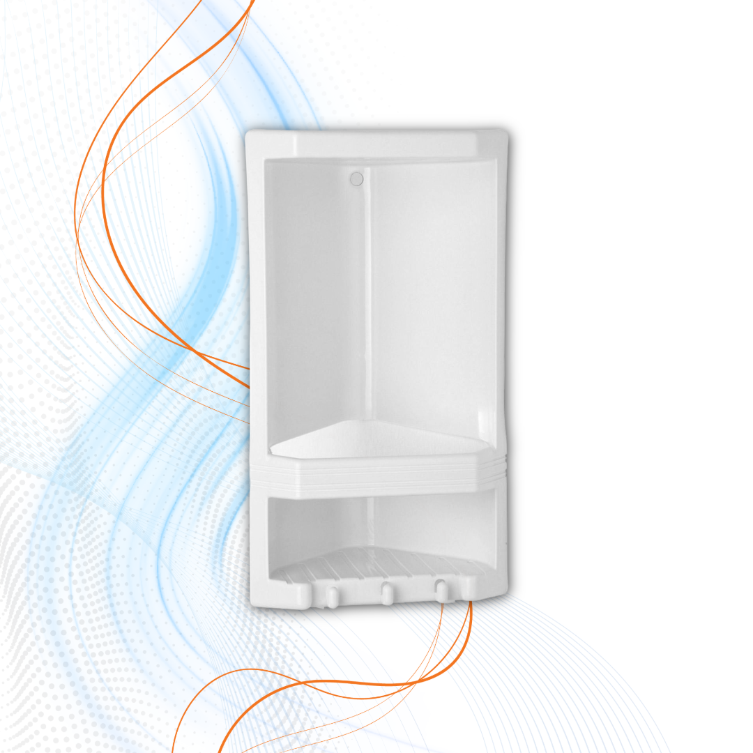 Porta Sapone Gedy Angolare Serie Junior In ABS Bianco