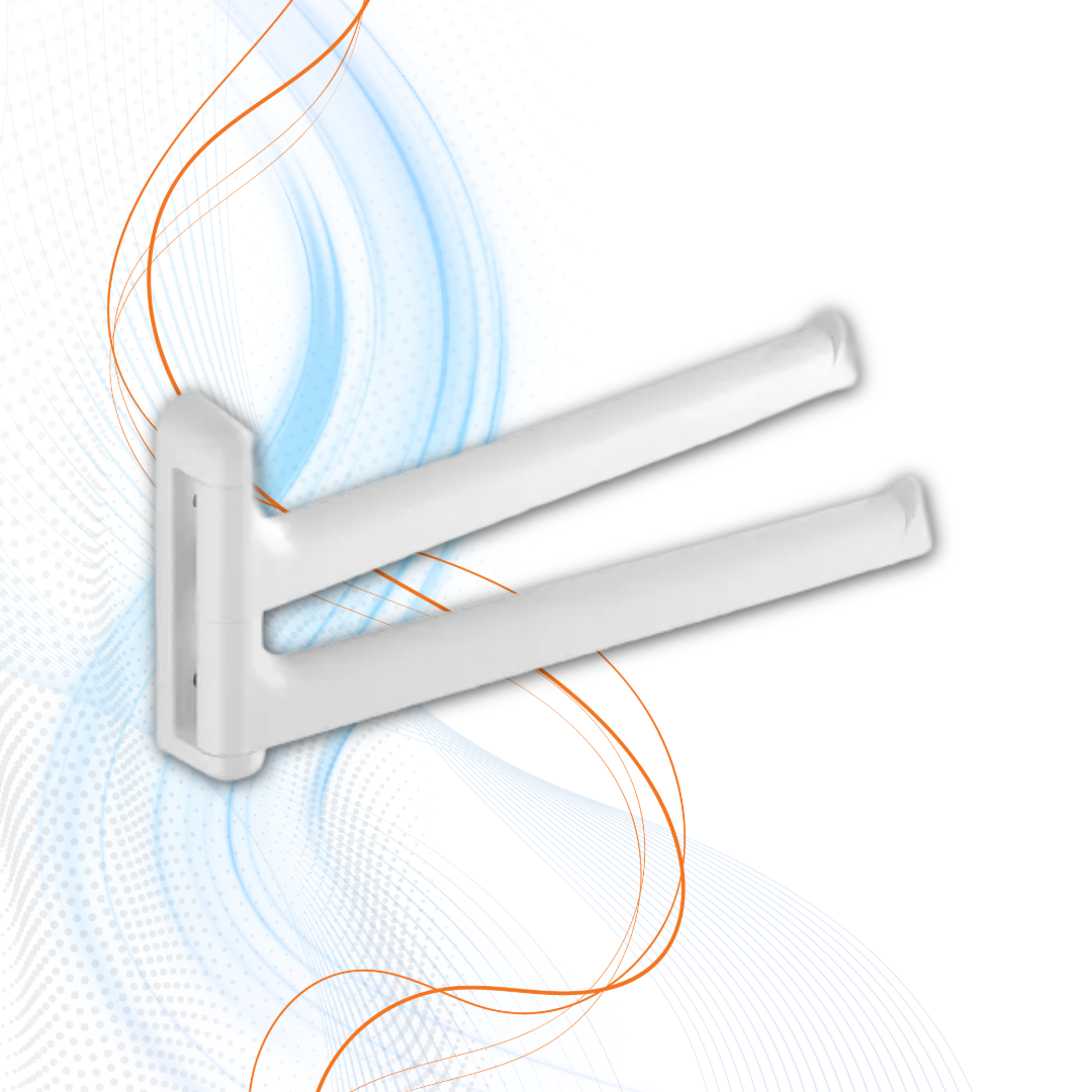 Porta Salviette A Snodo Gedy Serie Junior In ABS Bianco