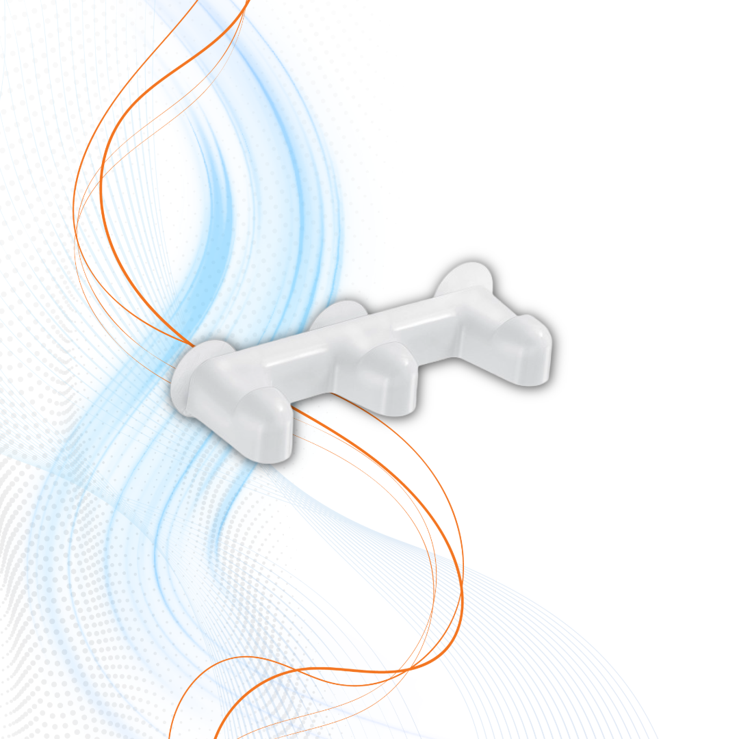 Appendino Multiplo Gedy Serie Junior In ABS Bianco