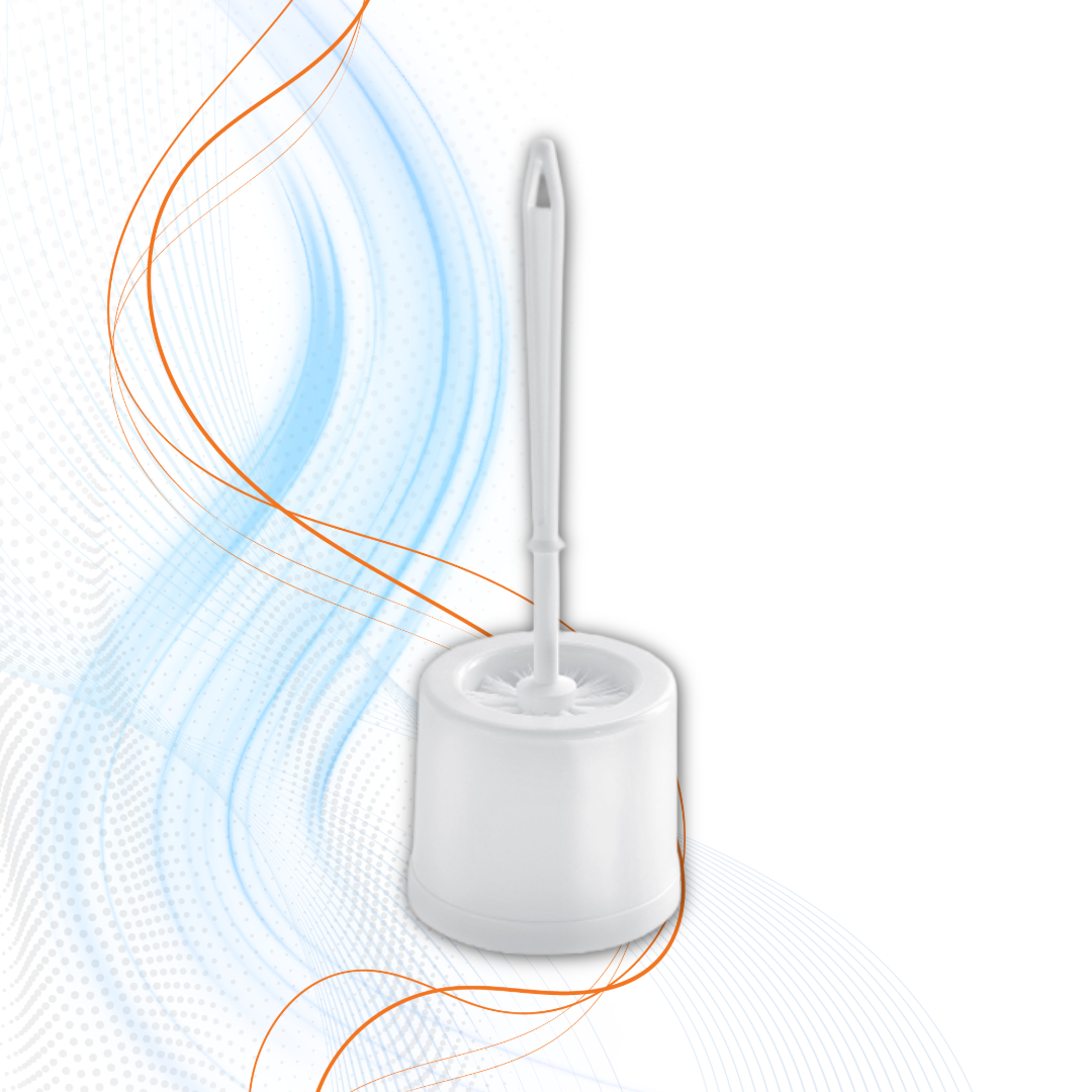 Scopino WC Gedy Con Ciuffo In Setola Ø 13,5 Serie Junior In ABS Bianco