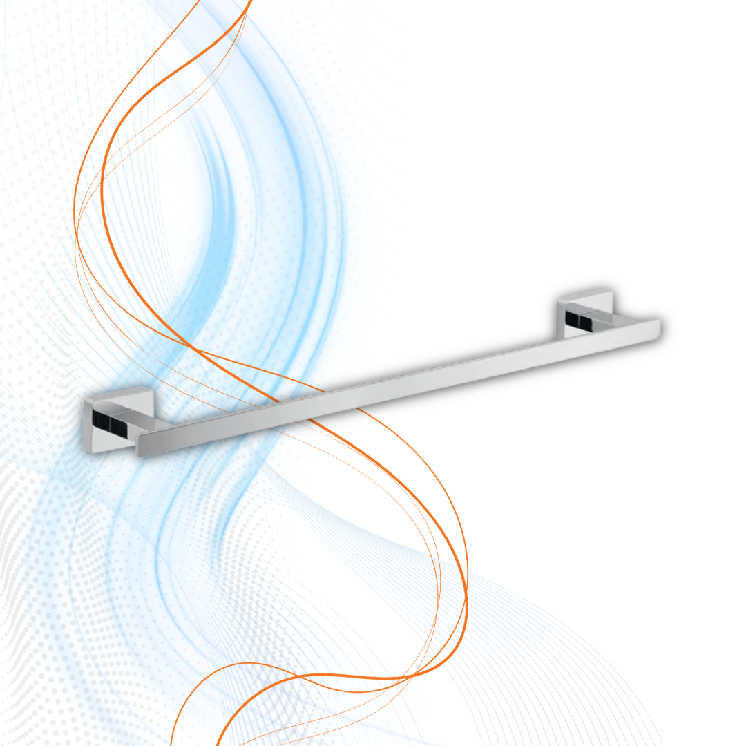 Porta Salviette Cromato Gedy Serie Atena In Acciaio Inox